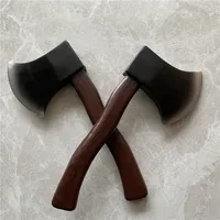 1:1 Cosplay Fire Axe Stage Prop Weapon Role Playing Cos Axe PU Weapon Model Kids Toy Puzzle Education 30cm 1