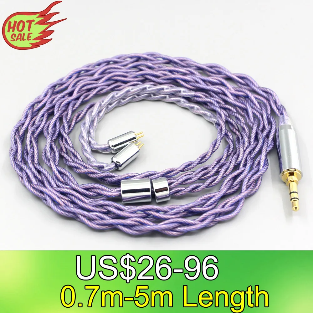 

Type2 1.8mm 140 cores litz 7N OCC Headphone Earphone Cable For 0.78mm Flat Step JH Audio JH16 Pro JH11 Pro 5 6 7 BA LN007879