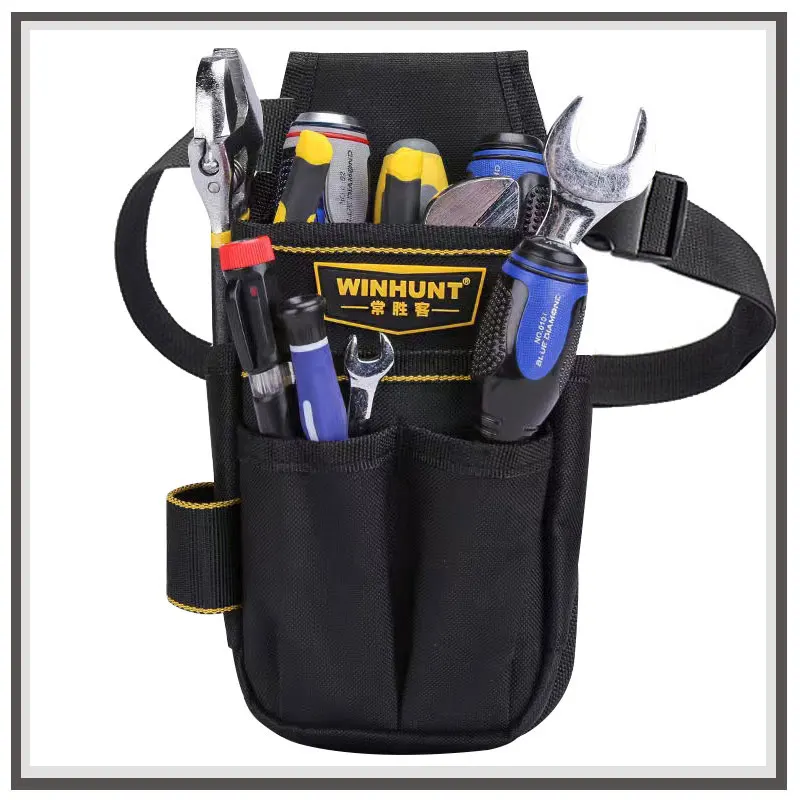 

Electrician Tool Storage Bags Working Bag Tools Pouch, Tool Organizer Bag for Working Tool,8 Pocket Electrician Waist Bag
