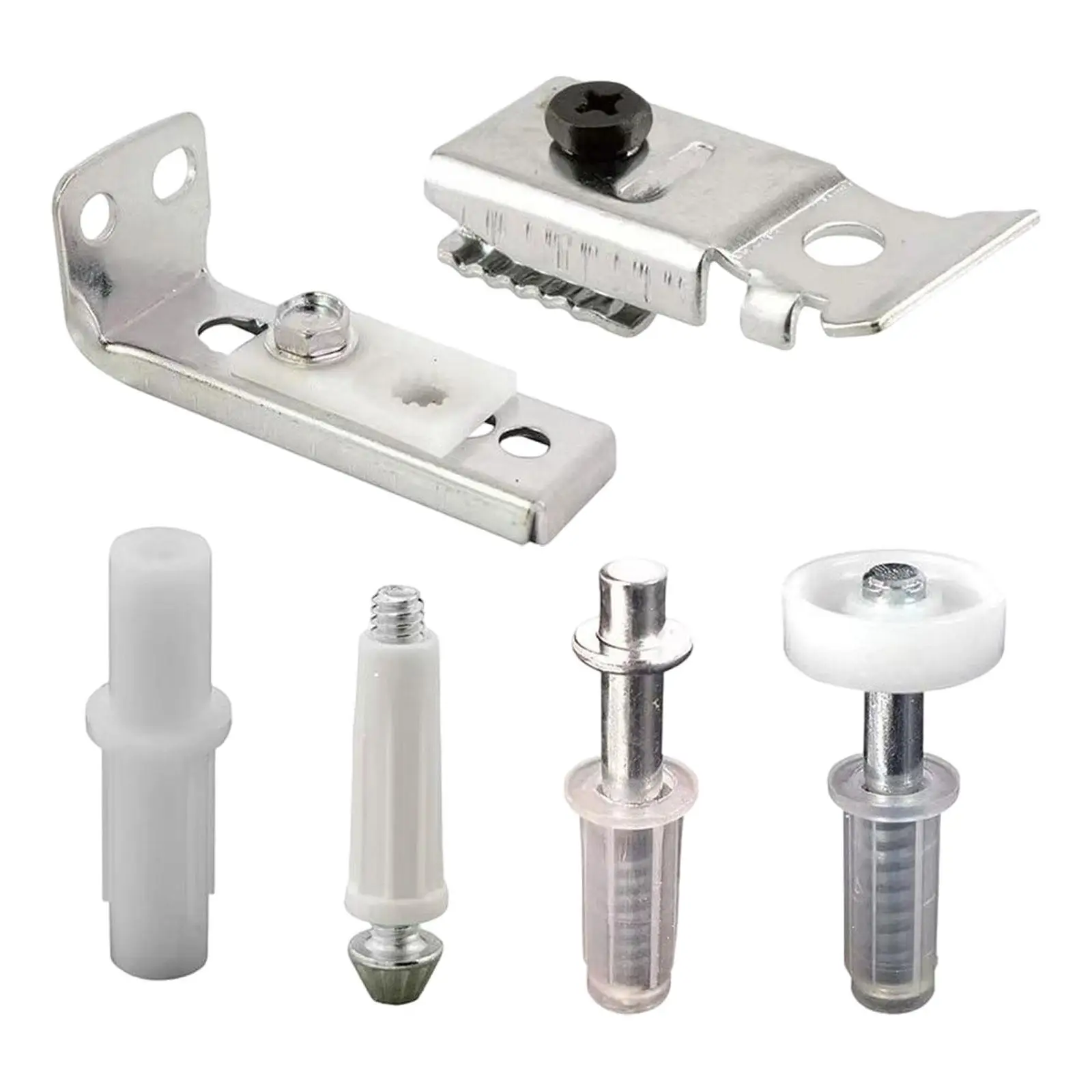 Bifold Door Hardware Set pivots and Guide Wheel Stainless Steel Door Repair Set