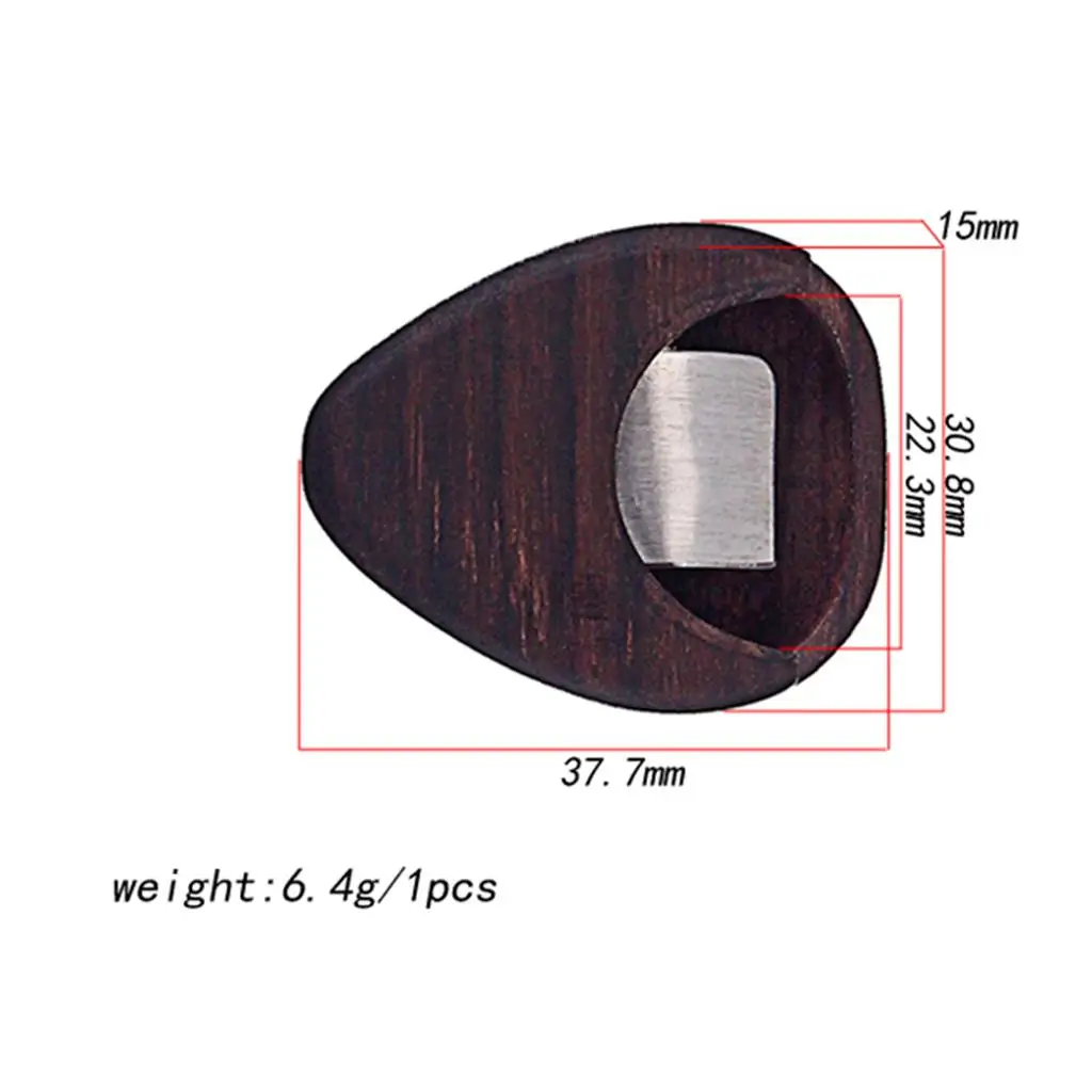 Wooden Guitar Pick Storage Box for Accessories and Plectrum Organizer Case for Acoustic Guitar Parts