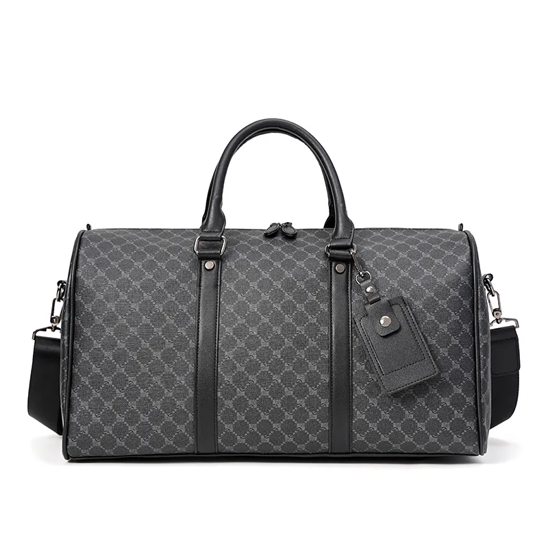 

Travel Bags Men Leather Shoulder Bag Leisure Travel Fitness Capacity Suitcases Handbags Hand Luggage Travel Duffle Bags Brand