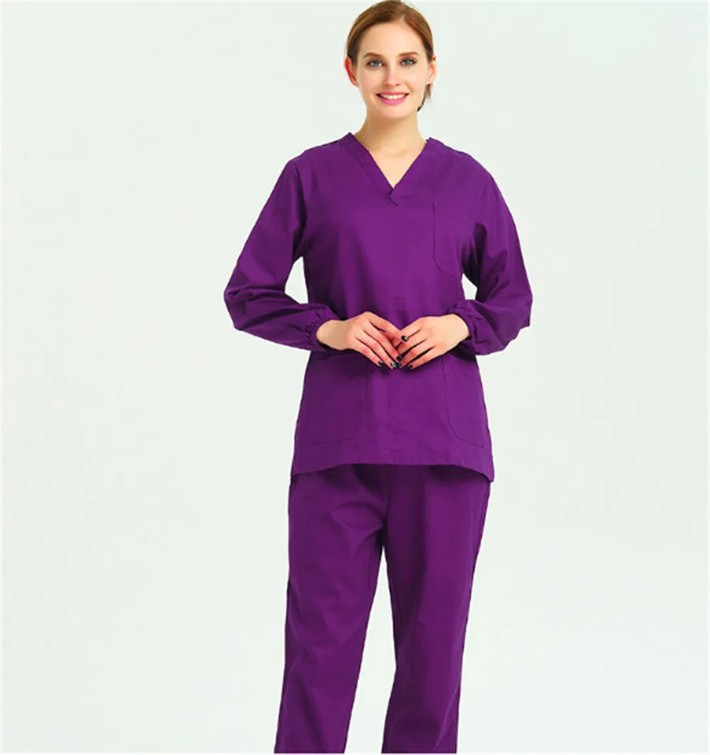 Women Scrubs Set Workwear Medical Uniform Revolution V-Neck
