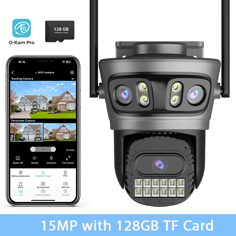 15MP with 128G Card