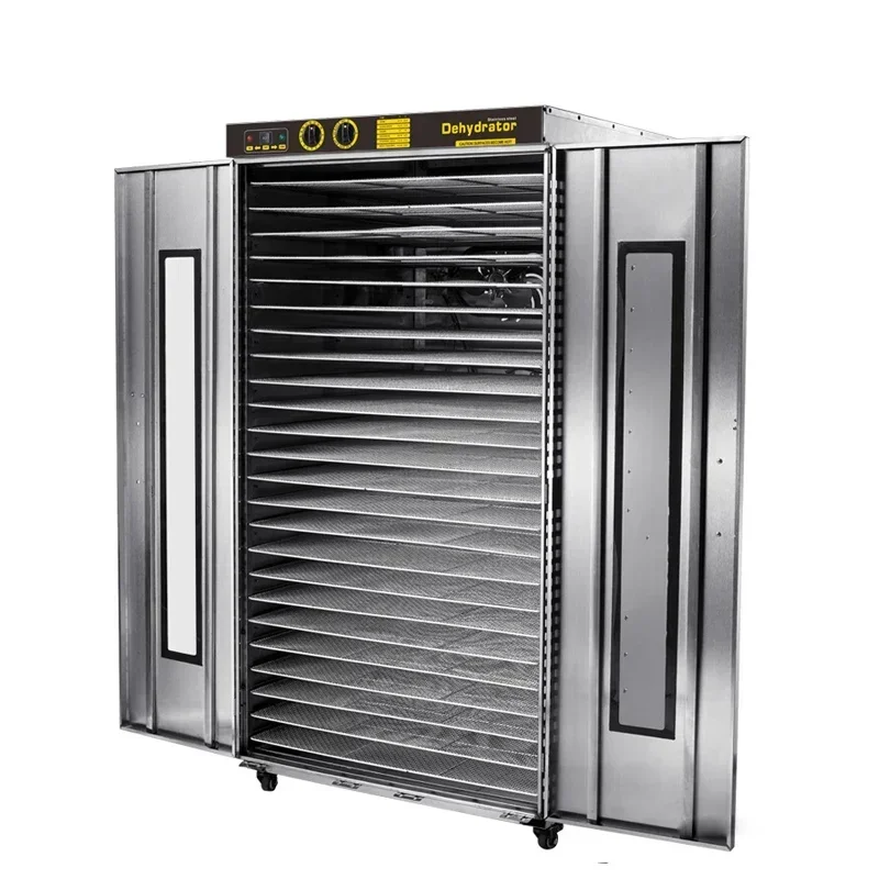 New Commercial Food Drying Machine Stainless Steel Food Dehydrator Fruit/Vegetable/Pet Food/Seafood Drying Device ST-00