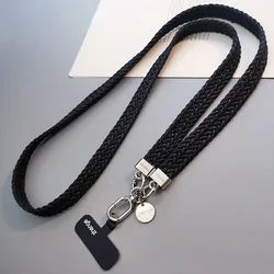 Convenient Hands - Free Phone Holder with Lanyard for Outdoor and Everyday Use (Black)