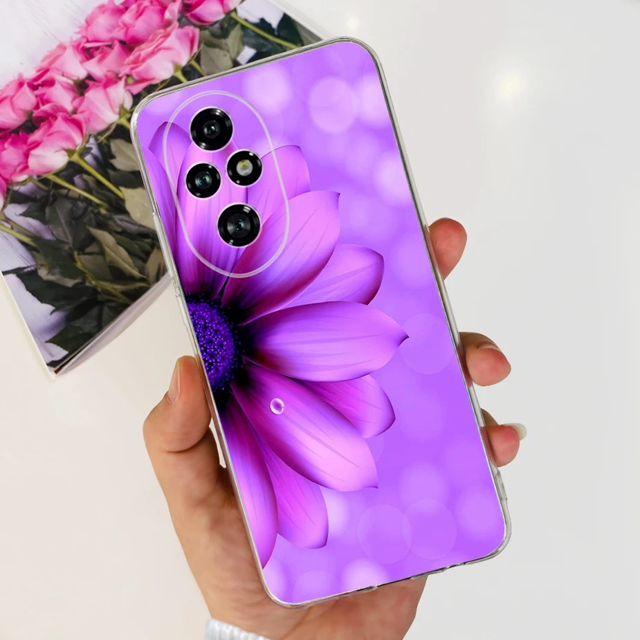 Cute Cat & Butterfly Painted Soft Silicone Phone Case -
