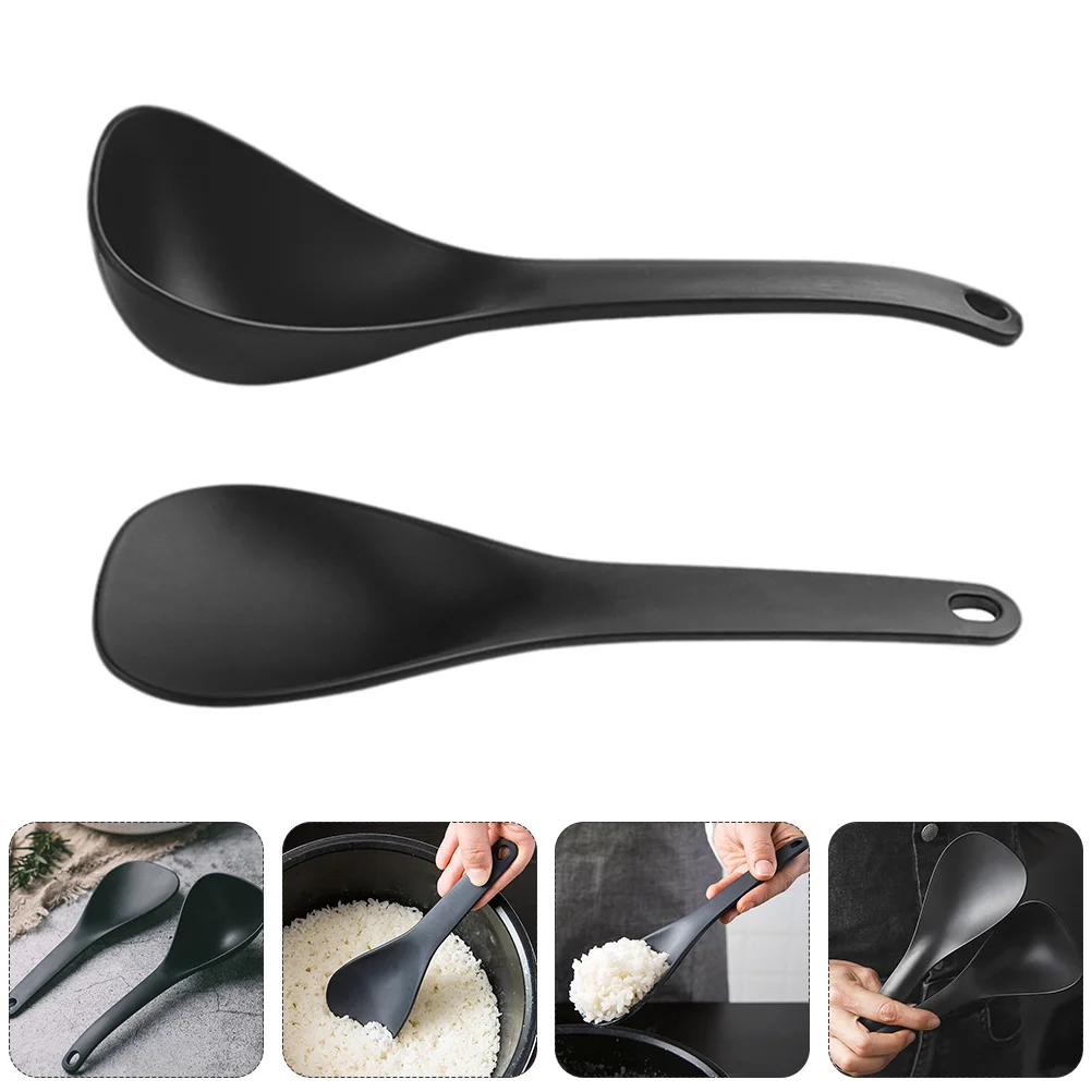 

Rice Spatula Spoon Bouillon Mixing Nonstick Paddle Non-stick Multipurpose Spoons