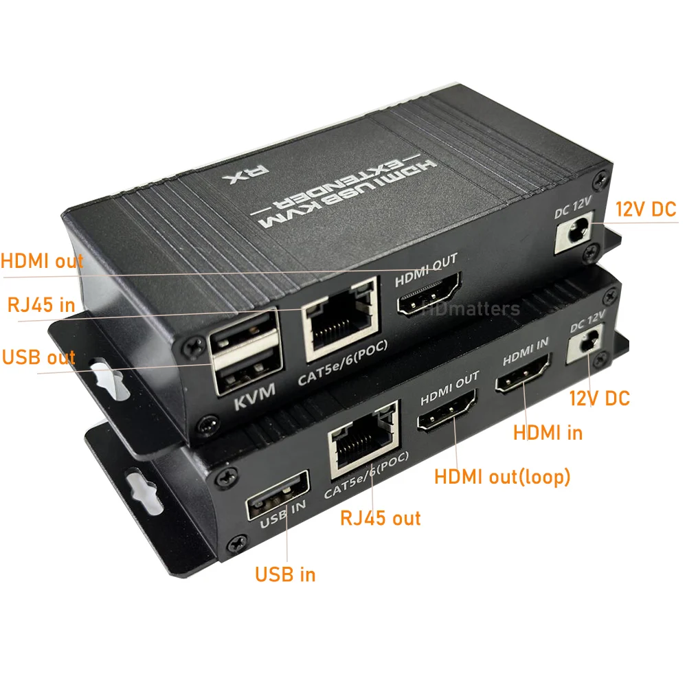 콺 Ű PC HDMI  ͽٴ ø, 60M HDMI KVM ͽٴ, ̴ Cat5e, 6 1080P ͽٴ, KVM USB POC ̺