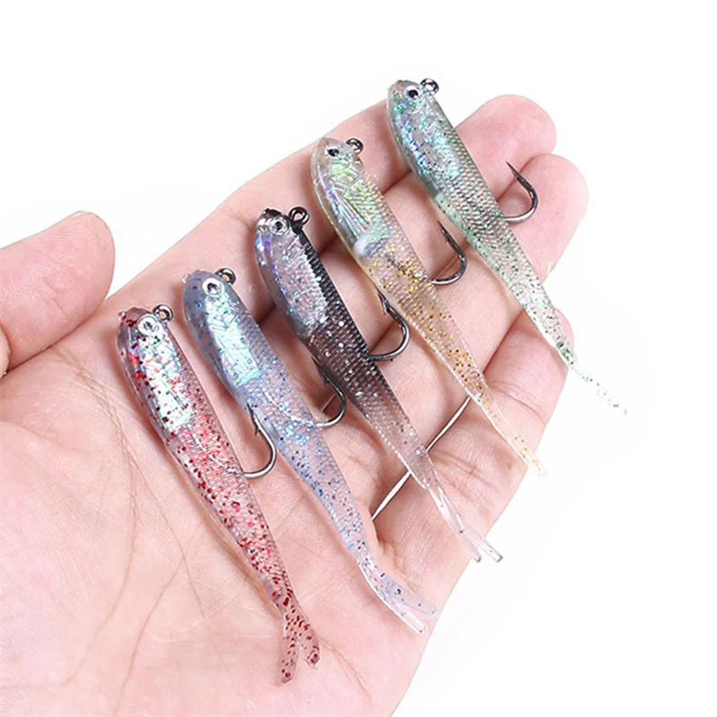 Soft Bait Lure Traina Olografica Luccio River Ocean Fishing Tackle Swimbait Sea Fishing Gear Muslimah!