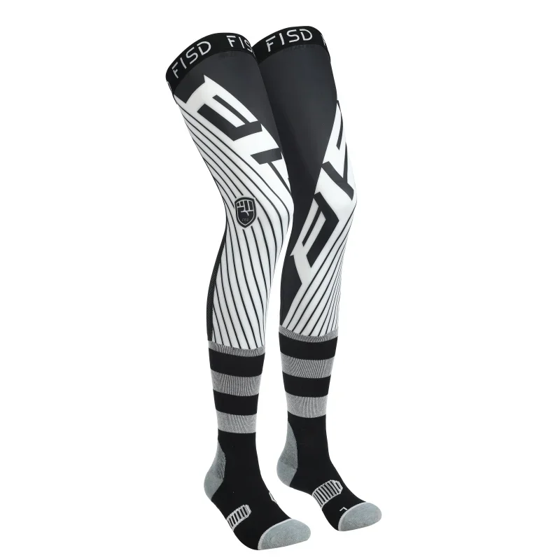 Motorcycle Compression Knee Brace enduro Sock Top Racing socks MX MTB ATV Protection Sport non-slip Knee Brace enduro Socks