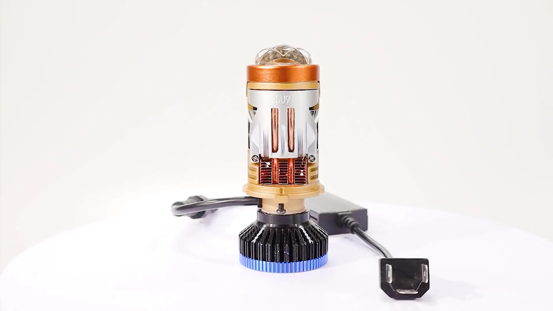 H4 LED лазер 2PCS Автомобильная фара лампочка двухсветодиодный проектор объектив 3000K