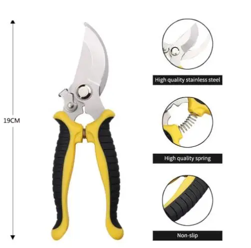 

Pruner Garden Scissors Professional Sharp Bypass Pruning Shears Tree Trimmers Secateurs Hand Clippers For Garden Beak Scissors