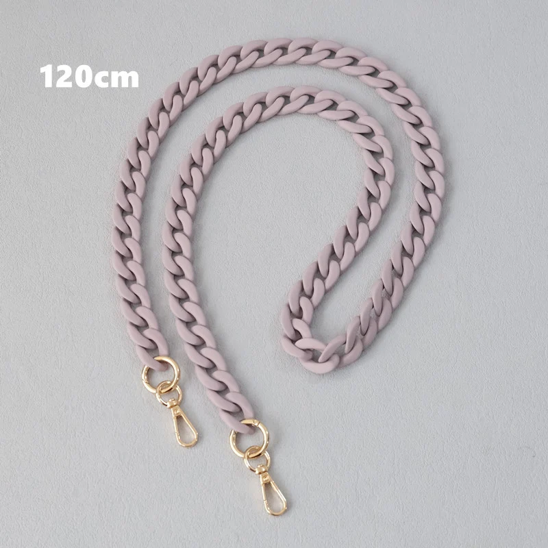 Neue Modische Damen-Handtaschenkette: Mattierte, Niedliche Blaue Harz-Taschenkette, Mattierter Riemen für Damen-Clutch, Schulterriemen, Geldbörsenkette – Detail 10