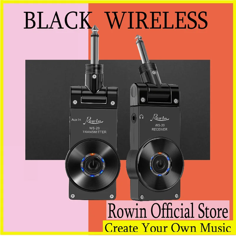 Rowin – Système De Guitare Électrique Sans Fil Ws-20, Transmission Et  Réception, Transmetteur Numérique Pour Guitare Basse, Violon, Connexion  Amp, 100ft - Peças E Acessórios Para Instrumentos Elétricos - AliExpress