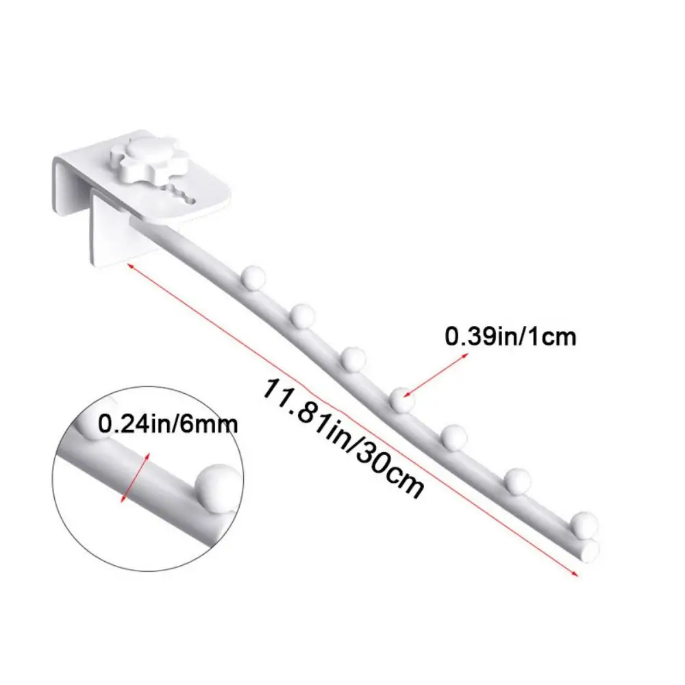 Wall Mount Clothes Hanger Student Dormitory Bedside Clothes Drying Rack Space Saving Closet Organizer Clothes Storage Hangers 6