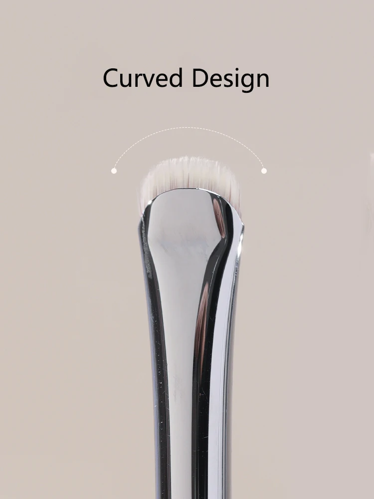 1pc Curved Eye Liner Make Up Brushes Precision Eyeliner Makeup Brush Eyelid aegyo sal Sharp Thin Small Eye cosmetic tools 3