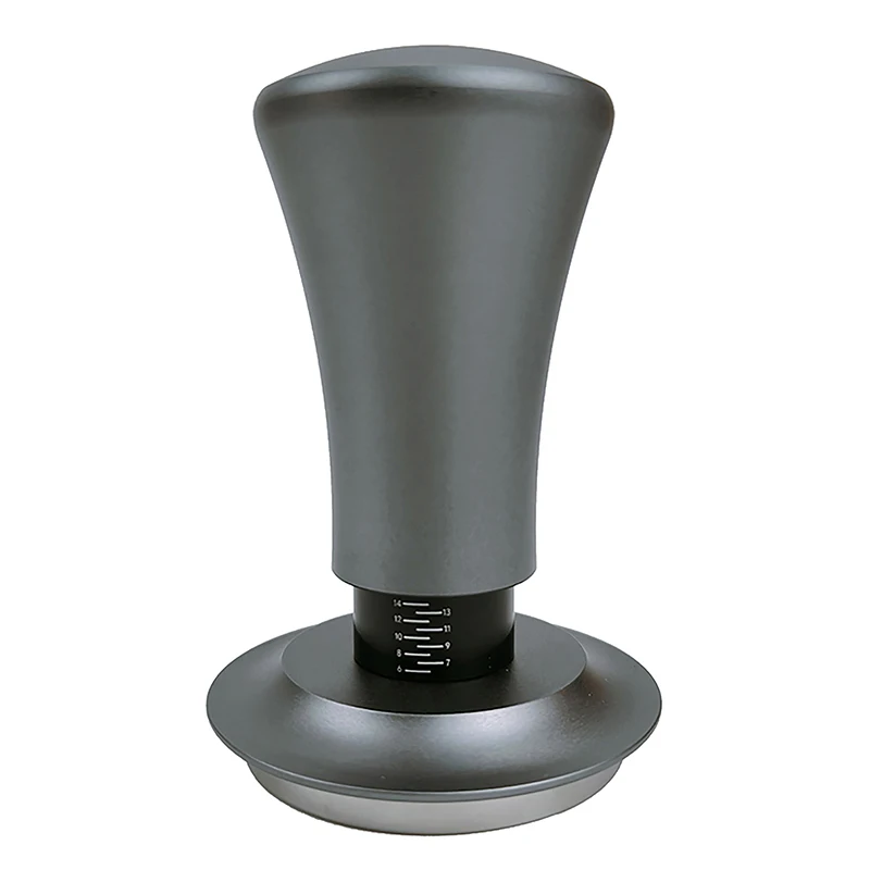 

51/53/58 Mm Spring coffee tamper With scale Stainless steel balanced elastic powder press Coffee machine accessories