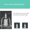 Vacuum Cupping Machine 5 Cans Household Chinese Suction Therapy Cups Set for Body Anti Cellulite Cupping Cup Massage with Pump 6