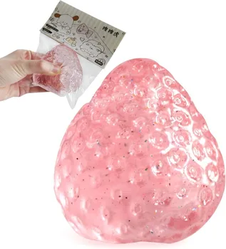 Strawberry Squishy Stress Toys Taba Soft Pinching Squeeze Fidget Fruit Kit for Anxiety Relief Sensory Reliever for Adults Kids