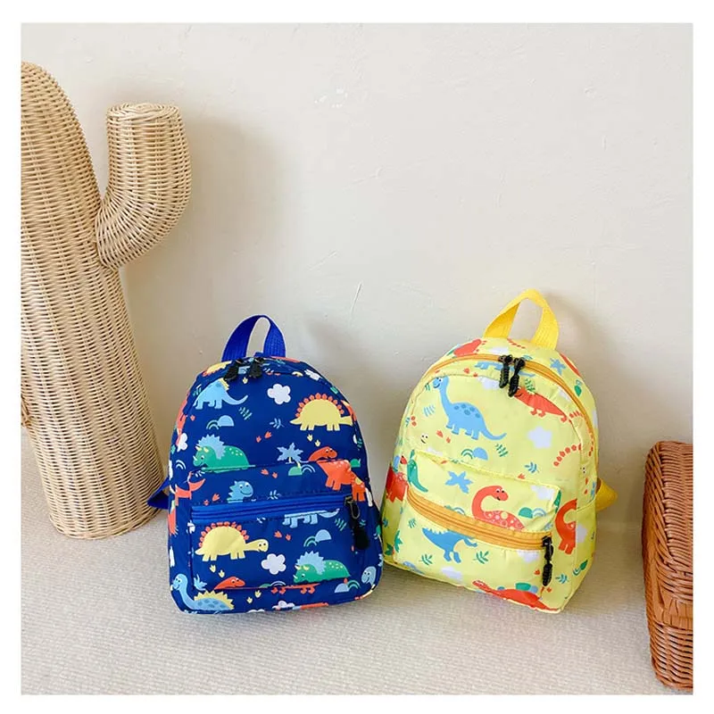 

Cartoon Dinosaur Kids Schoolbags Trendy Cute Waterproof Backpack Waterproof Kindergarten Primary School Bookbag Student Backpack