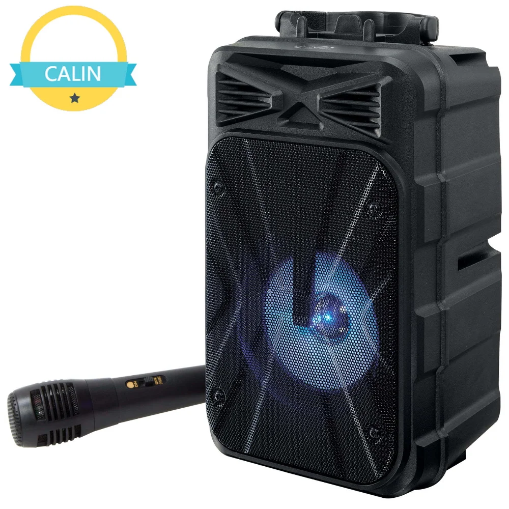 

ILive Bluetooth задняя дверь вечерние караоке-динамик, черный, ISB202B