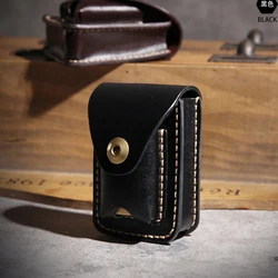 Vintage Leather Waist Bag and Small Wallet Organizer with Coin Purse and Key Holder (A)