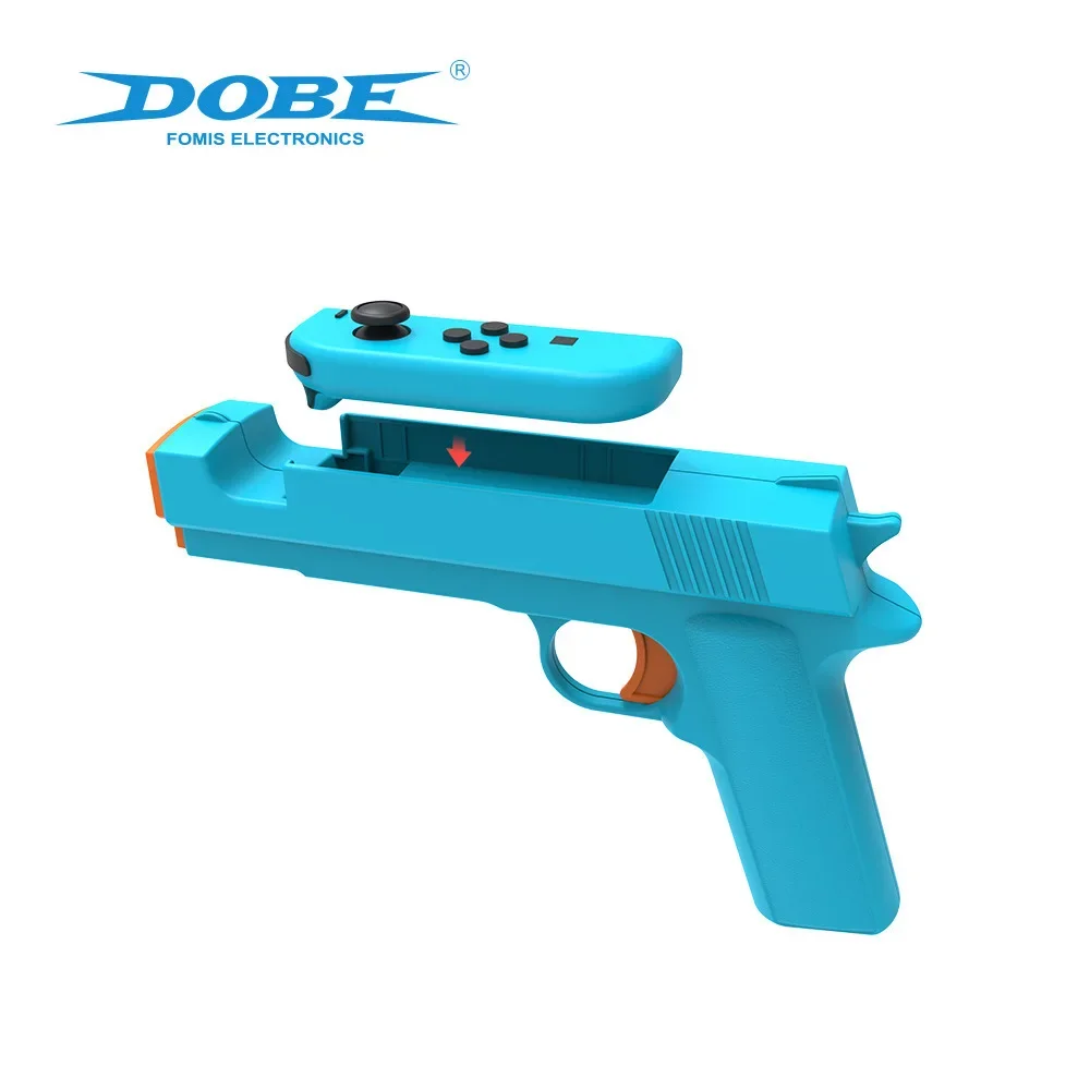 Gun Shape Handgrip Sense Joystick for Switch NS/NS OLED Game Controller Gamepad Joypad Gaming Accessories