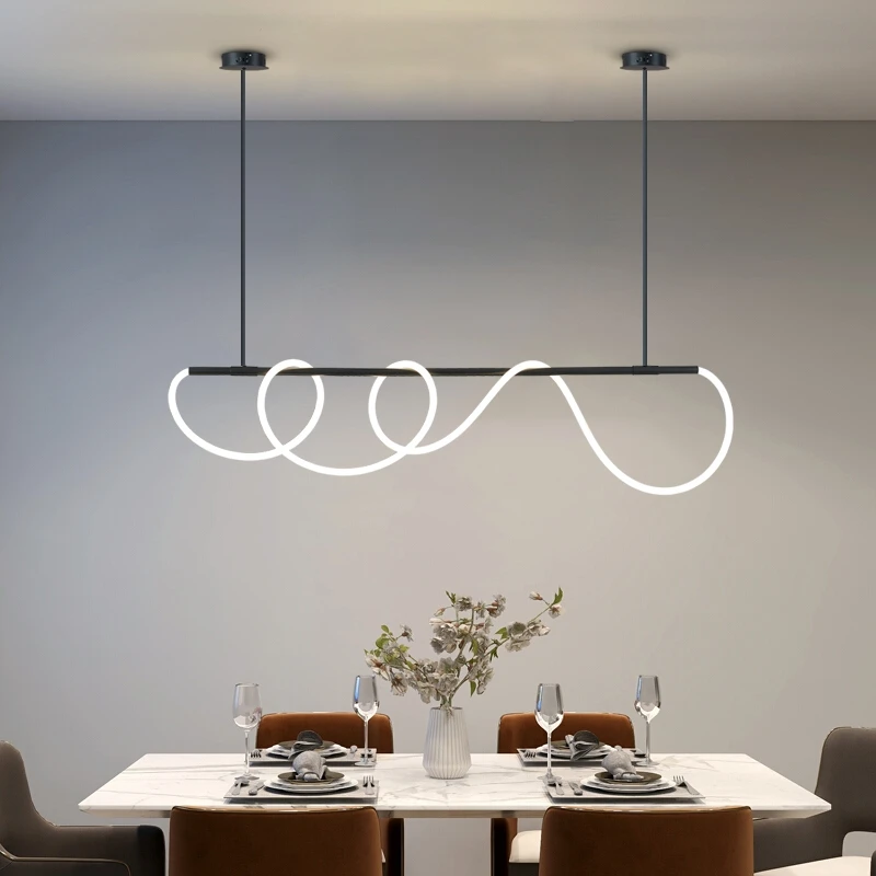 Plafonnier Led suspendu au design moderne, luminaire décoratif d'intérieur, luminaire décoratif de plafond, idéal pour un salon ou une Table à manger