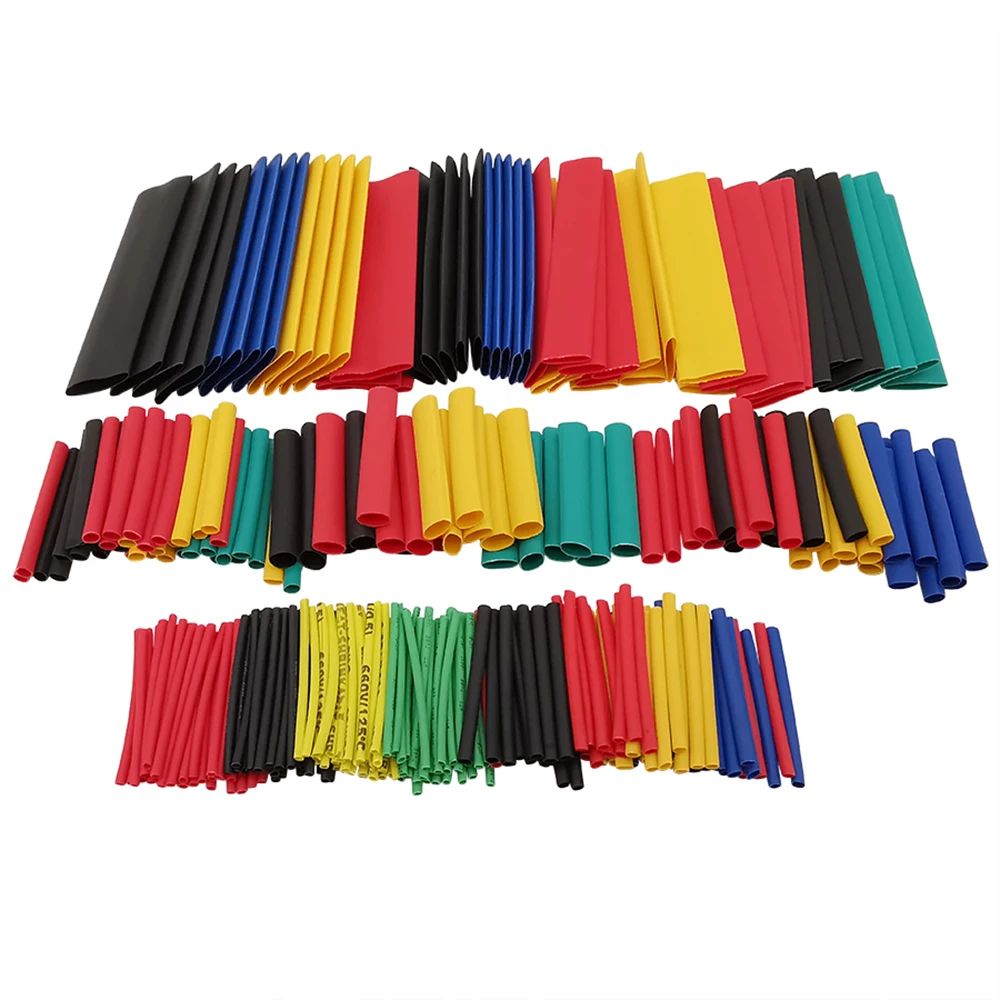328Pcs Heat Shrink Tube Set Sleeving Shrinkable Cable Assorted Polyolefin Insulation Heat Shrinkable Sleeve Kit
