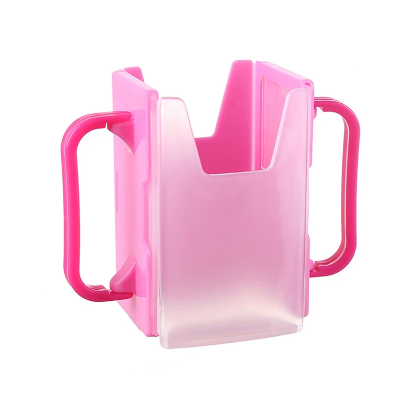 Milk Holder Drinking Bottle Cup Anti Scalding Mug Water Cups Holder Adjustable PP Anti Extrusion Portable Juice Box