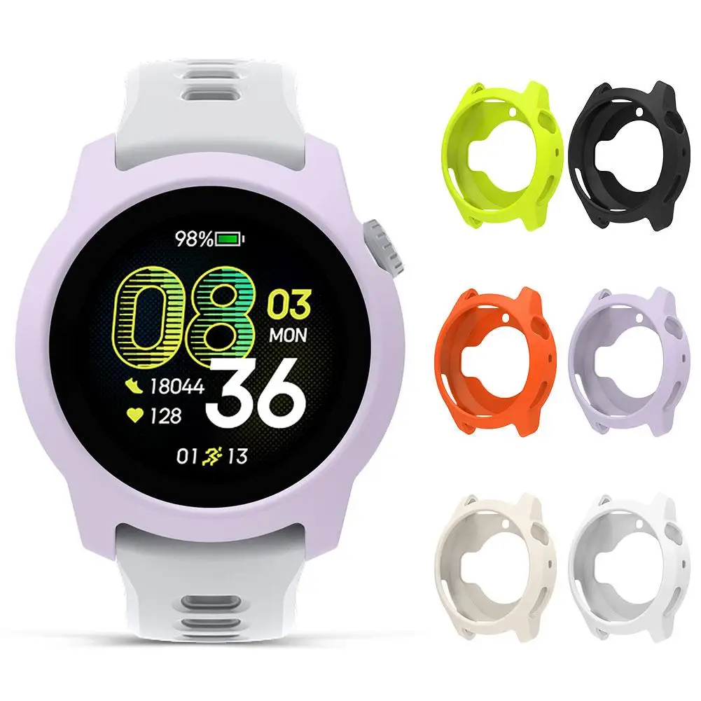High-Quality Silicone Protective Case & Screen Protector for Sports Watches - Durable Cover Accessory
