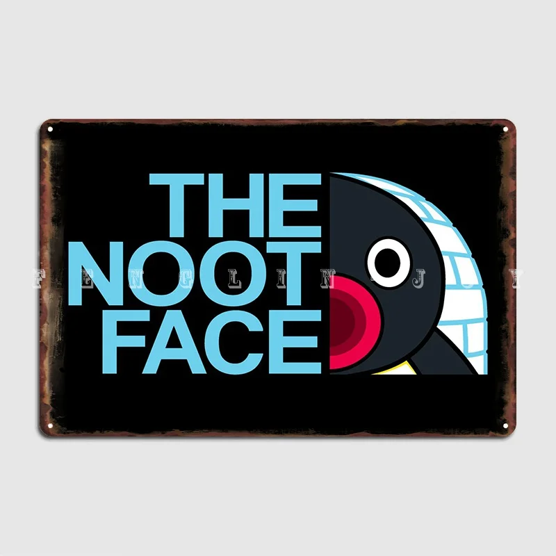 

The Noot Face Metal Plaque Poster Cinema Garage Bar Cave Garage Decoration Retro Tin Sign Poster