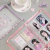 Korea Cat A5 Binder Photocard Collect Book Glitter Photo Transparent Album Postcards Storage Book 4