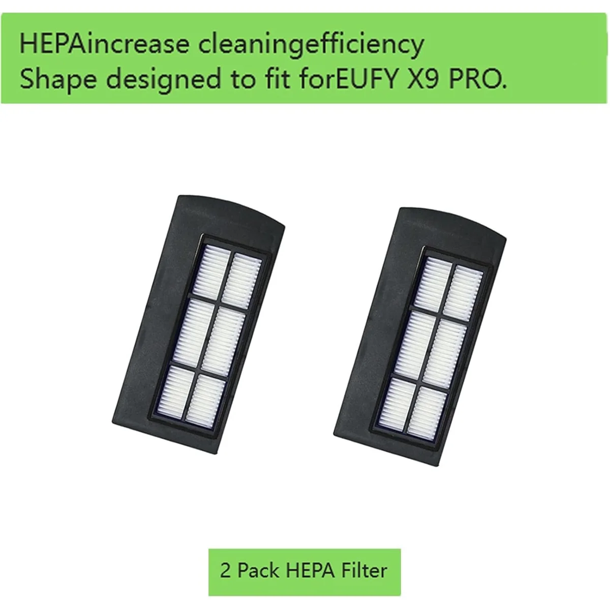 FZFZ Accessories Kit for X9 Pro Replacement Parts Main Brush Side Brush Filter Mop Pad Spare Attachments