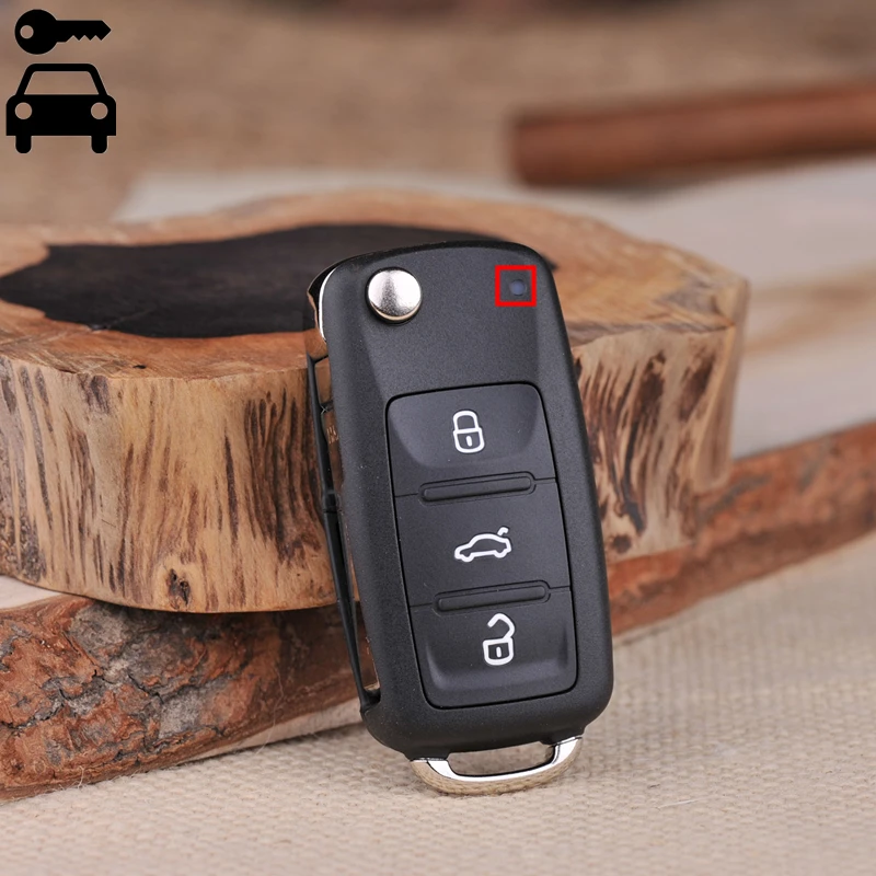 3 Buttons Car Remote Key 434MHz with ID48 Chip for SKODA Superb Octavia Fabia for VW Golf Jetta for Seat Leon 202AD/202L/202H