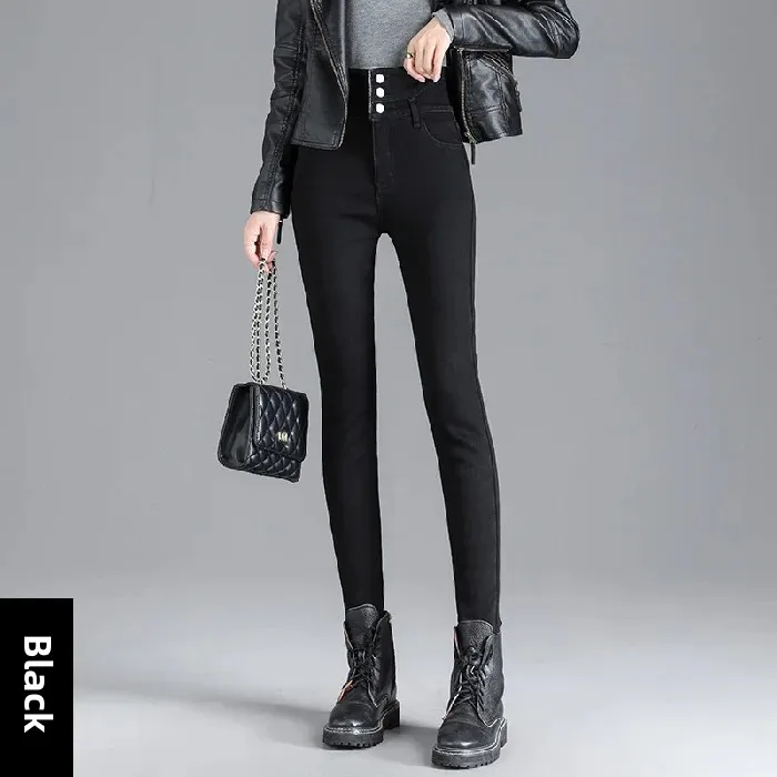 Black regular trousers