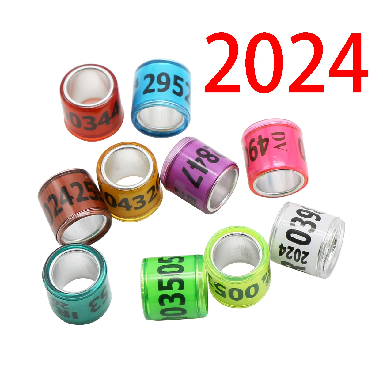 2024 алюминиевый пластиковый материал голубиная лапка кольцо с номером  птица кольцо посланник голубиная лапка вывески носить идентификационный  круг | AliExpress