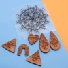 Mandala Polymer Clay Texture Stamp 3