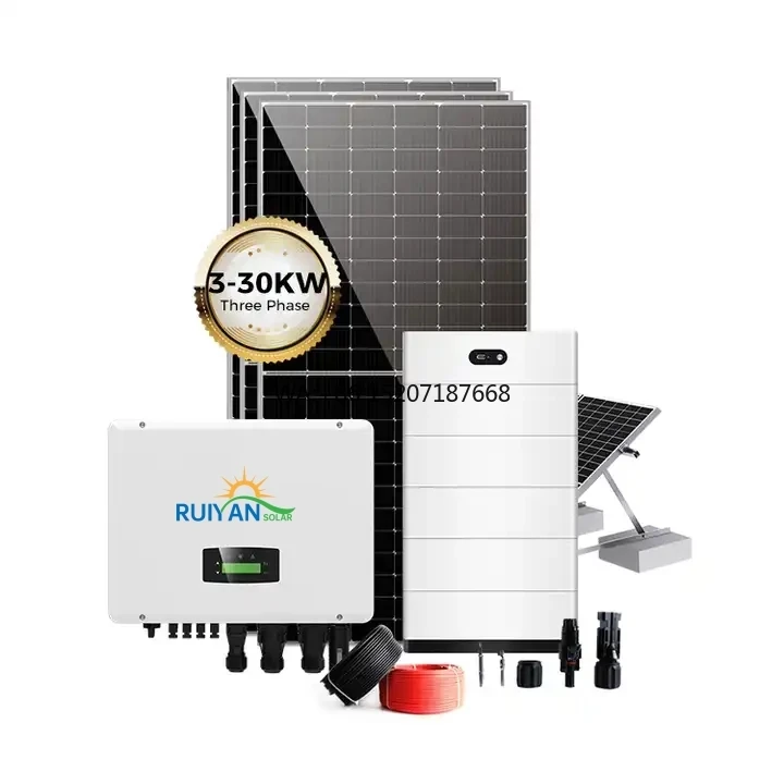 Set 5Kw 6Kw 8Kw 10Kw 15Kw Solar Power System Price List for Home On Off ...