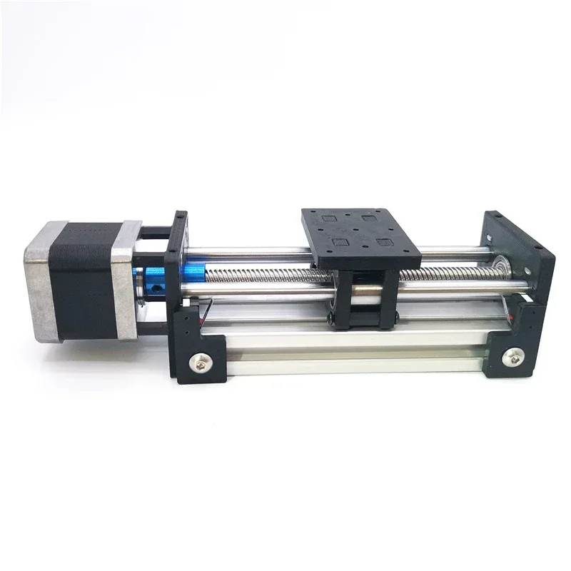 

Motor Linear Slide Rail Slide Module Forward and Reverse Motion Double Optical Axis Screw Small Electric