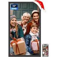 FHD Extra Large Digital Picture Frame, WiFi Large Digital Photo Frame, Art Decor Frame with Remote for Gallery 2
