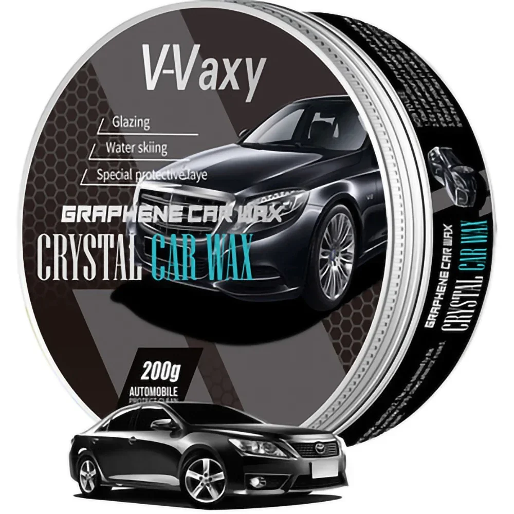 Car Wax Crystal Plating Set Hard Auto Wax Paint Care Coating Tiny Scratch Repair With Sponge Accessories