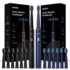 SEJOY Sonic Electric Toothbrush 7 Brush Heads Smart Timer Rechargeable 1