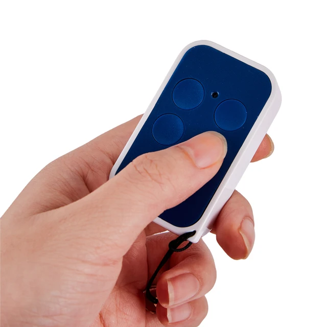Garage Door Remote Control Low Frequency Blue Button 26mhz to 41mhz for Fixed Code Replacement Transmitter Garage Door Opener 5