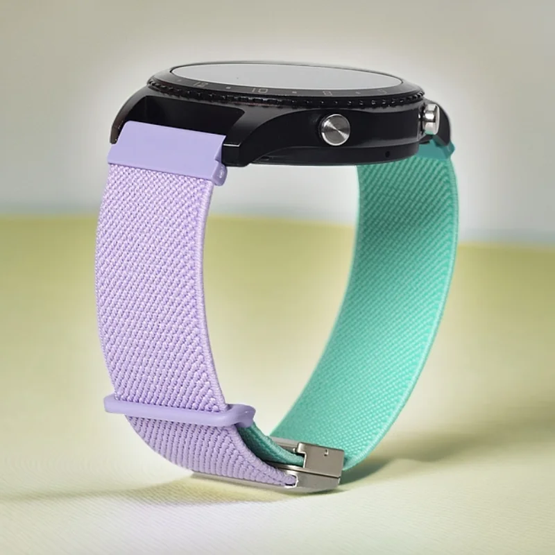 Colorblock Nylon Strap with Magnetic Closure, Available in 18/20/22mm