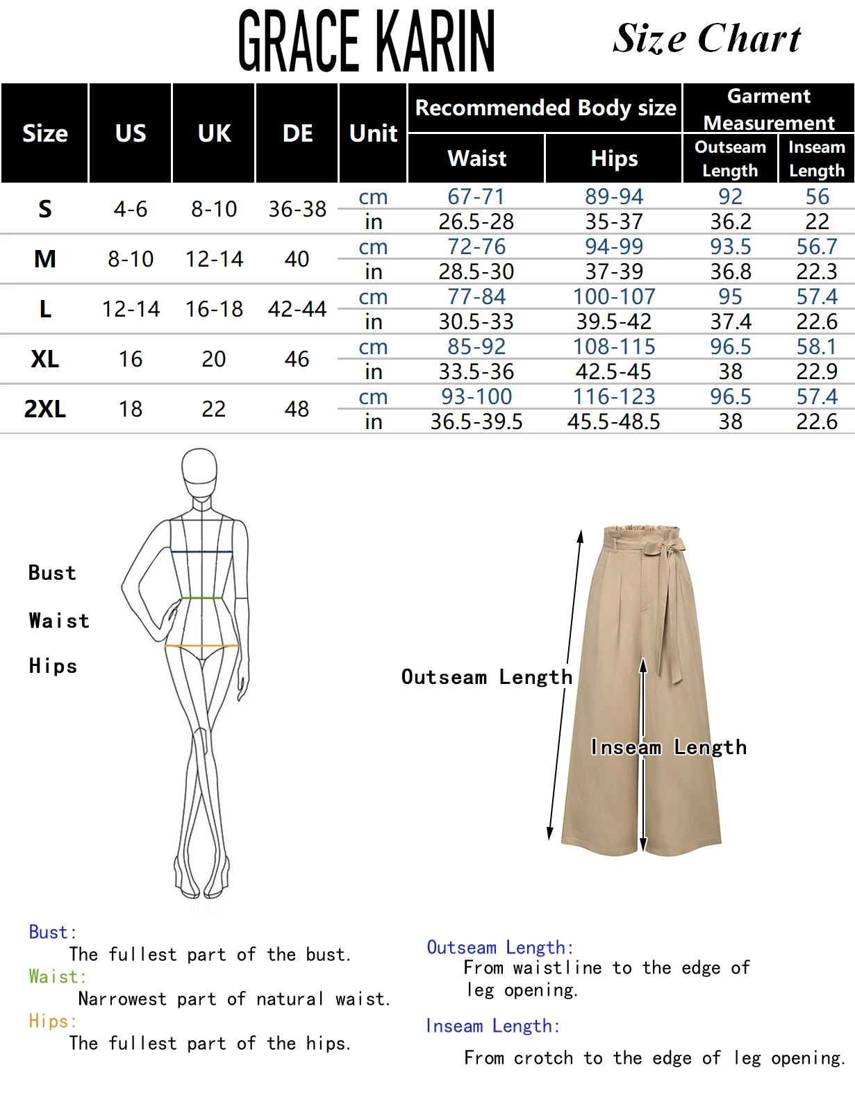 GK Women Wide Leg Ankle Pants Casual Vintage Retro Solid Elastic Waist Palazzo Capri Pants Y2k Fashion Office Lady Streetwear