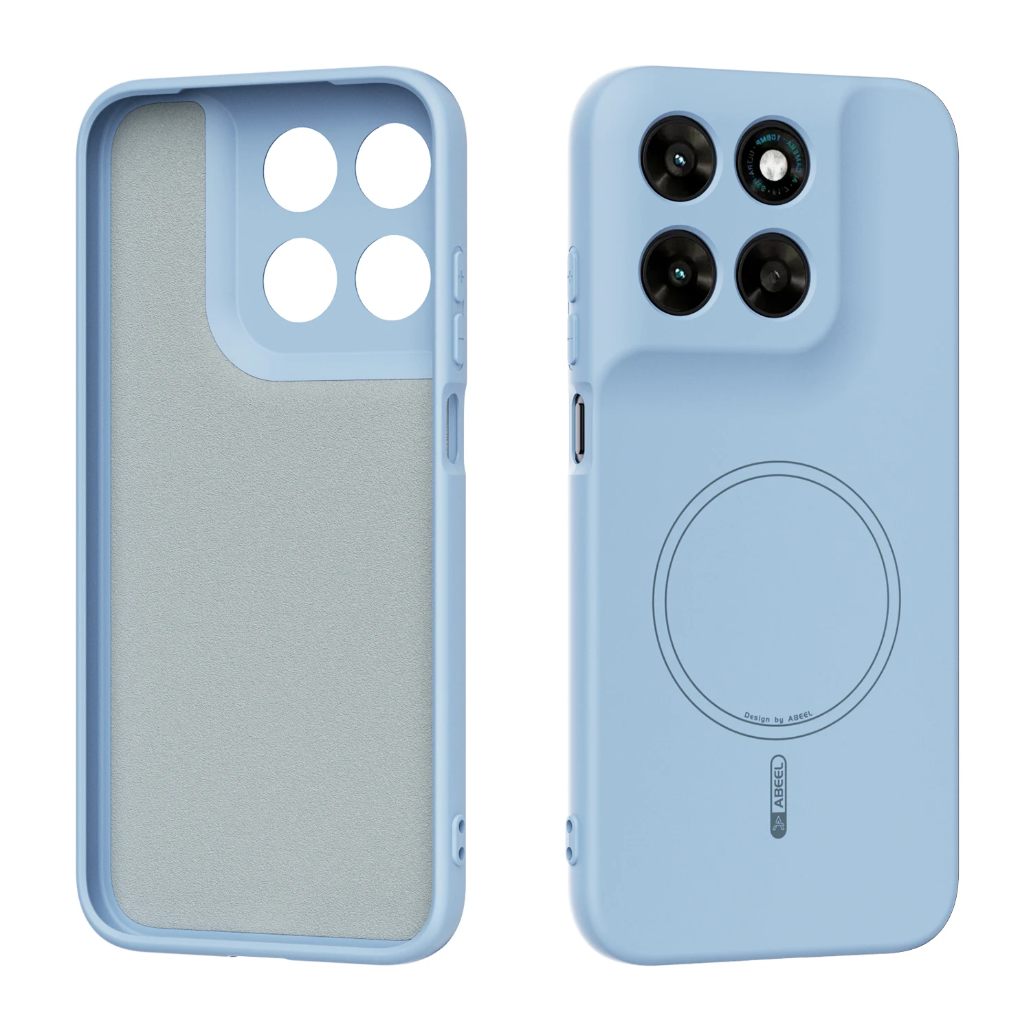 Sleek Liquid Silicone Magnetic Shockproof Case with Enhanced Protection