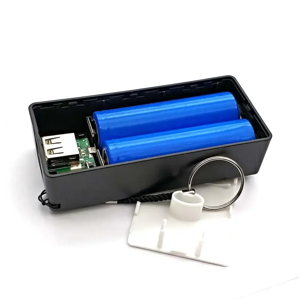 2X 18650 USB Power Bank Battery Charger Case DIY Box Power Bank Case Kit Battery Storage Box battery storage box power bank case battery power bank box