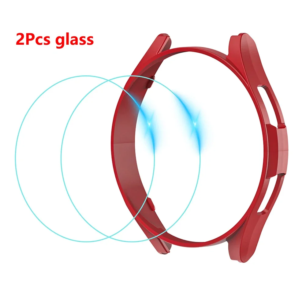 Waterproof Glass Screen Protector & PC Bumper Cover Set